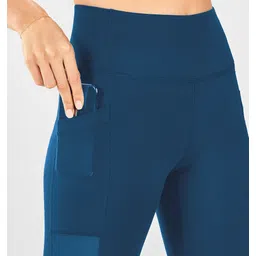 flingr Solid Women Blue Cycling Shorts image 3