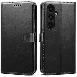 Flip Case for vivo V40e 5G | Card Slots, Magnetic Closure, Black-picture-16