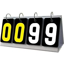 Flip Score Board Scorekeeper Sports Scoreboard for Baseball Volleyball Sport | Sporting Goods-picture-29