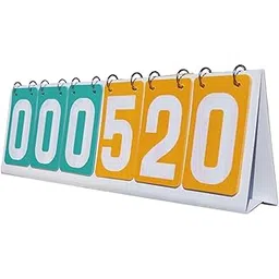 Flip Scoreboard 6 Digits Table Score Flipper for Games Badminton Tennis Ball | Other Sporting Goods-picture-15