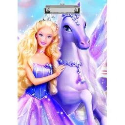 flipdecor barbie doll 5 digital reprint clip board exam pad (14 x 10 Inches) premium quality ( wood )-picture-26