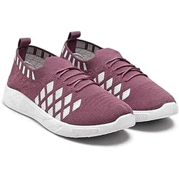 flipjones Knitted Walking Shoes with Diamond Pattern, Slip-on Style, Available in Navy Blue, Pink, Pista Green (FLY-05)-picture-41
