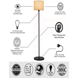 flipkart perfect homes Club Floor Lamp image 4