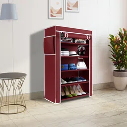 flipkart perfect homes 5 Layer Wardobe With Rust proof PVC Pipe PP Collapsible Wardrobe-picture-16