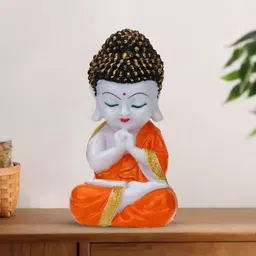 flipkart perfect homes HomeDecor Showpiece Beautiful Lord Meditating Position Monk Statue For Good Luck Decorative Showpiece - 10 cm-picture-32