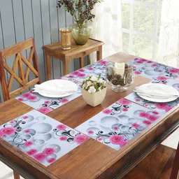 flipkart smartbuy Floral 6 Seater Table Cover-picture-20