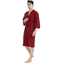 flipkart smartbuy Maroon XXL Bath Robe-picture-15