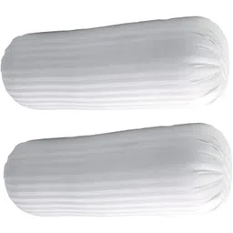 flipkart smartbuy Microfibre Stripes Bolster Pack of 2-picture-17