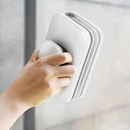 FLIPWYN Magnetic Window Cleaner Tool - Double-Sided Magnet Glass Brush Glazing Wiper Car Windshield Wash Cleaning Set, Specialized 2 Sided Double Glazed Outside High Windows Washer Glider Kit-image-21