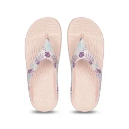 Floatz by Bata Women's PRINT Pink Flip Flops-picture-39