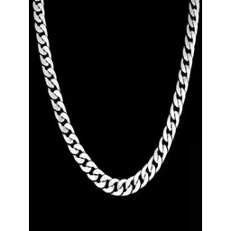 Floky Men Silver-Toned Minimal Link Chain-picture-21