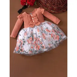 Flora Floral Print A-Line Midi Dress-picture-46