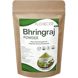 Florecer Bhringraj Powder Organic For All Hair Type | Skin And Hair Care - 100 Gram-picture-31