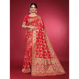 Florence Woven Design Zari Pure Silk Kanjeevaram Saree-picture-31