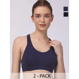 Floret Pack of 2 Full Coverage Seamless Training Sports Bra-picture-21