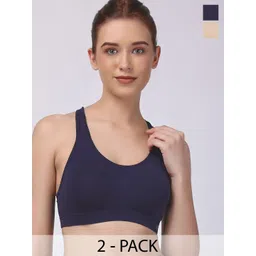 Floret Pack of 2 Full Coverage Seamless Training Sports Bra-picture-34