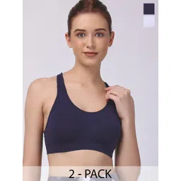 Floret Pack of 2 Full Coverage Seamless Training Sports Bra-picture-28