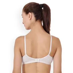 Floret Pack of 2 Mustard & Grey Solid Non-Wired Non Padded T-shirt Bras image 4