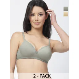 Floret Pack Of 2 Push-Up Bra Medium Coverage Lightly Padded All Day Comfort High Support-picture-25