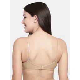 Floret Pack Of 2 Solid Non-Wired Lightly Padded T-shirt Bra F20560 image 4