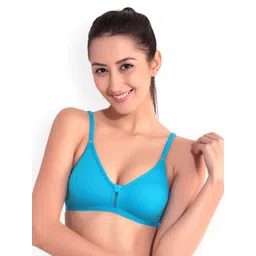 Floret Pack of 2 Turquoise Blue Non-Wired Non Padded T-shirt Bra-picture-27