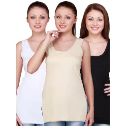 Floret Pack Of 3 Camisoles - Multi-Color-picture-12