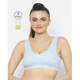 floret Pack of 3 Full Coverage Non-Padded Sports Bras-picture-11