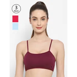 Floret Pack of 3 Workout Bras-picture-17