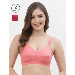 Floret Red & Rose Pack Of 2 Non Padded Bra Crossfit_Red-Rose_30D-Red-Rose-picture-10