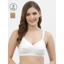 Floret White & Nude-Coloured Pack Of 2 CrossFit All Day Comfort Bra-picture-32
