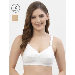 Floret White & Nude-Coloured Pack Of 2 CrossFit All Day Comfort Bra-picture-28