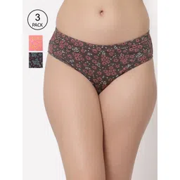 Floret Women Pack Of 2 Assorted Basic Briefs-picture-21