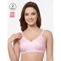 Floret Women Pack of 2 Printed Non-Wired Non-Padded Everyday Bras-picture-13