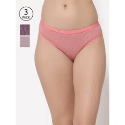 Floret Women Pack Of 3 Assorted Bikini Briefs-picture-14