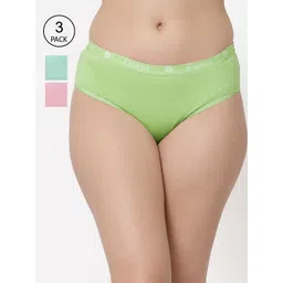 Floret Women Pack of 3 Assorted  Bikini Briefs 7300-LC-picture-19