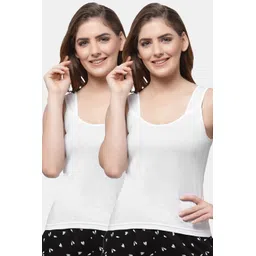 floret Women White, White Camisole-picture-11