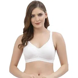 floret Women's Non Padded/Non-Wired & Full Coverage Regular Adjustable Strap T-Shirt Bra-picture-23
