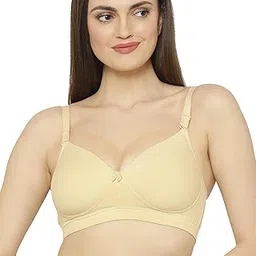 floret Women's Padded/Non-Wired & Full Coverage/T-Shirt with Convertible-Strap Bra-picture-16
