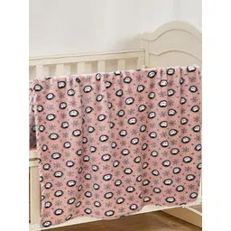 Florida Mauve & Black Cartoon Characters Fleece AC Room Single Bed Blanket-picture-38