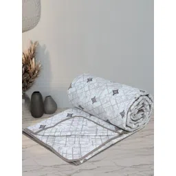 Florida Nova Tan Set of 3 AC Room 300 GSM Cotton Reversible Double Bed Dohar-picture-13