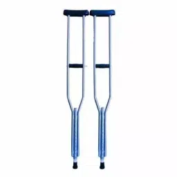 Florix Nation Under Arm Crutches Aluminium for Physically Chalenged Person with Adjustable Elbow Support, AK908772-picture-30