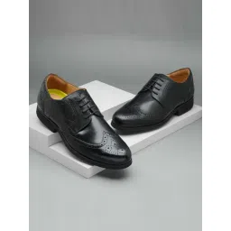Florsheim Men's Black Brogue Shoes-picture-30