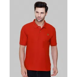 FLOSBERRY Men Polo Collar Pure Cotton T-shirt-picture-26