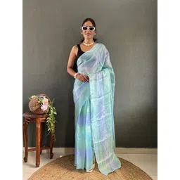 FLOURIOUS Ombre Dyed Ready to Wear Saree-picture-31