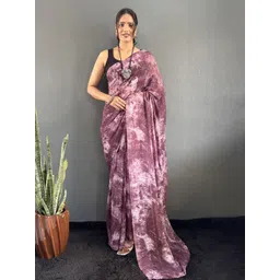 FLOURIOUS Tie and Dye Pure Georgette Saree-picture-23