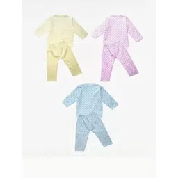 Fly Step Kids-Unisex Pack Of 3 Multi Cotton Clothing Set-picture-35