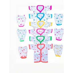 Fly Step Unisex Kids Pack Of 6 Cotton Blend Clothing Set-picture-30