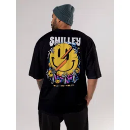 FLYIND VOGUE OUTFIT Men Bio Finish Graphic Printed Round Neck Cotton Oversized T-shirt-picture-11