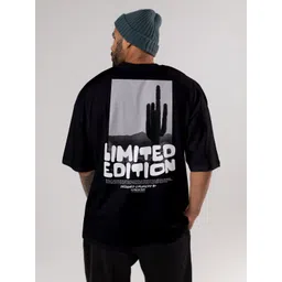 FLYIND VOGUE OUTFIT Men Bio Finish Graphic Printed Round Neck Cotton Oversized T-shirt-picture-37