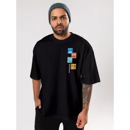 FLYIND VOGUE OUTFIT Men Bio Finish Graphic Printed Round Neck Cotton Oversized T-shirt-picture-27